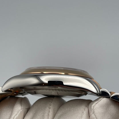 2025 Watch Datejust 116201 Stainless Steel Rose Gold Black Dial