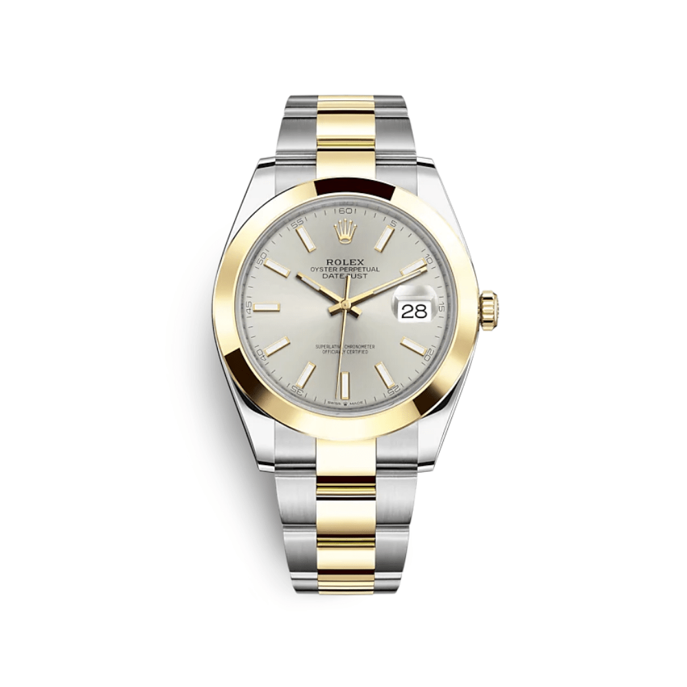 2025 Watch Datejust 126303 Stainless Steel Yellow Gold Silver Dial