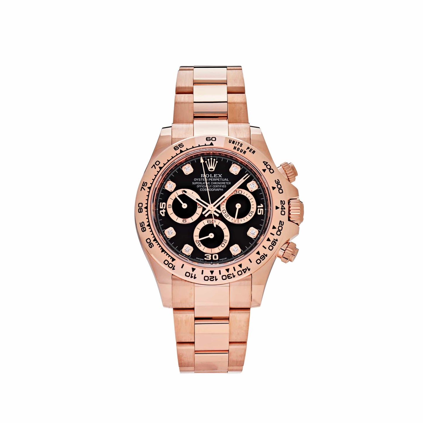 2025 Watch Daytona 116505 Rose Gold Black Diamond Dial (2022)