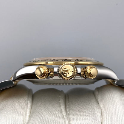 2025 Watch Daytona 116503 Yellow Gold Stainless Steel Mother of Pearl Diamond Dial