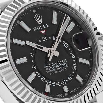 2025 Watch Sky-Dweller 326934 Stainless Steel Black Dial Jubilee (2023)