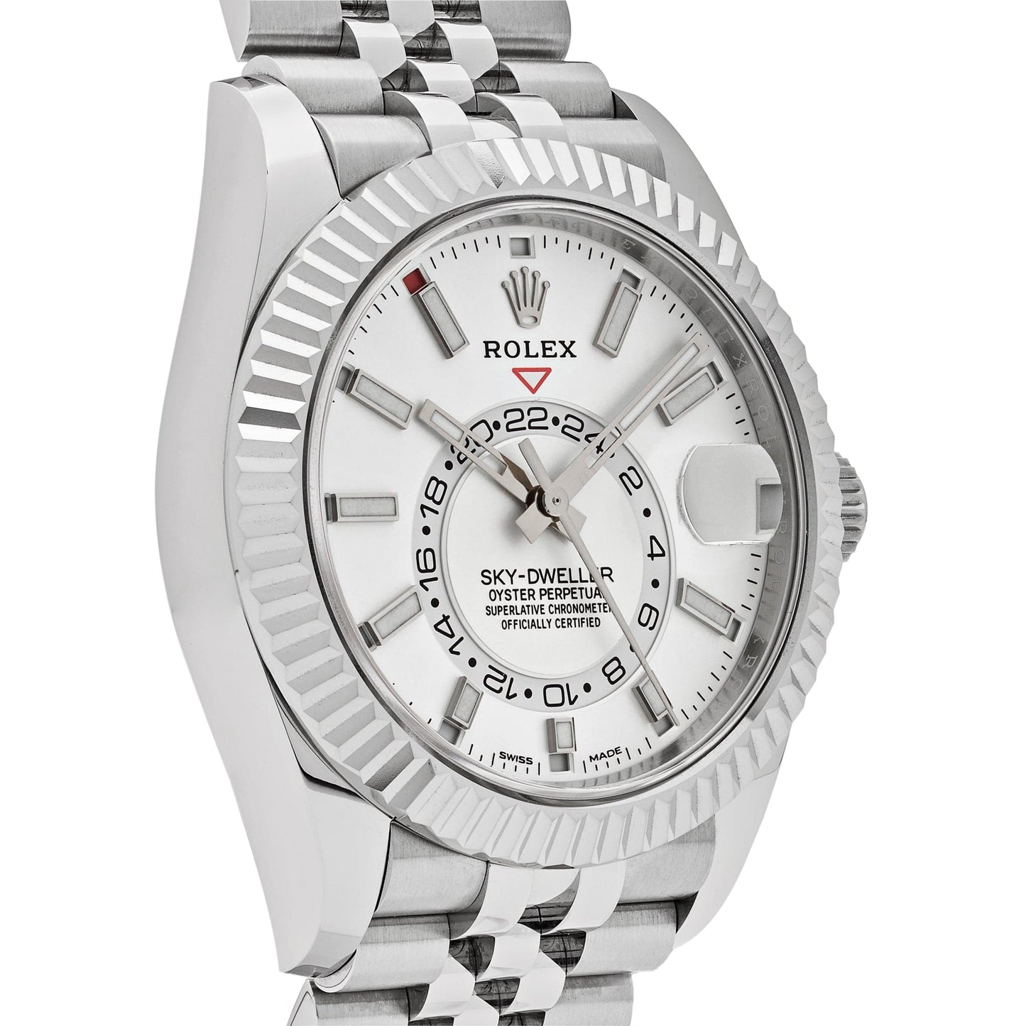 2025 Watch Sky-Dweller 326934 Stainless Steel White Dial Jubilee (2022)