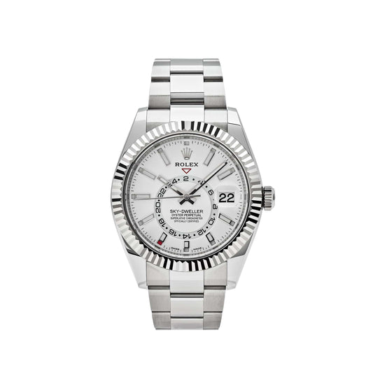 2025 Watch Sky-Dweller 326934 Stainless Steel White Dial