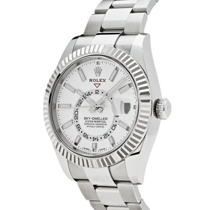 2025 Watch Sky-Dweller 326934 Stainless Steel White Dial